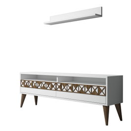 Hanah Home Mueble para TV Line - Blanco